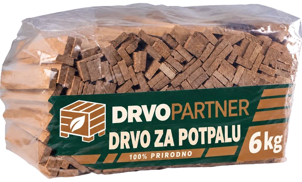 Drvo za potpalu u PE vreći 6 kg